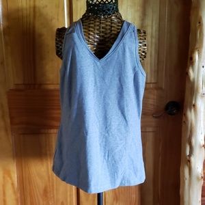 Athletic tank with built in bra